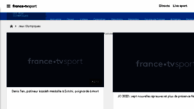 What Rio2016.francetvsport.fr website looked like in 2018 (5 years ago)