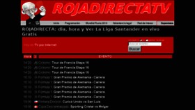 What Rojadirectatv.mx website looked like in 2018 (5 years ago)