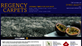 What Regencycarpets.com website looked like in 2018 (5 years ago)