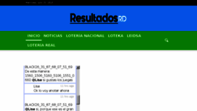 What Resultadosrd.com website looked like in 2018 (5 years ago)