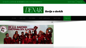 What Revijadenar.si website looked like in 2018 (5 years ago)