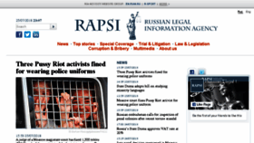 What Rapsinews.com website looked like in 2018 (5 years ago)
