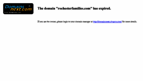 What Rochesterfamilies.com website looked like in 2018 (5 years ago)