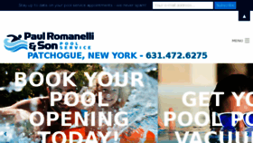 What Romanellipools.com website looked like in 2018 (5 years ago)