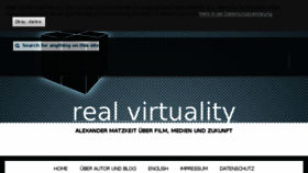 What Realvirtuality.info website looked like in 2018 (5 years ago)