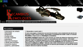 What Recambiosremolques.com website looked like in 2018 (5 years ago)