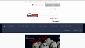 What Radonaway.com website looked like in 2018 (5 years ago)