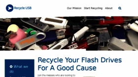 What Recycleusb.com website looked like in 2018 (5 years ago)