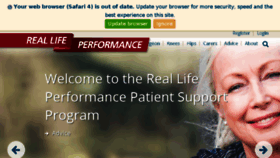 What Reallifeperformance.com.au website looked like in 2018 (5 years ago)