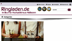 What Ringladen.de website looked like in 2018 (5 years ago)