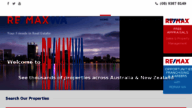 What Remaxwa.com.au website looked like in 2018 (5 years ago)