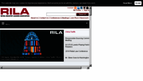 What Rila.org website looked like in 2018 (5 years ago)
