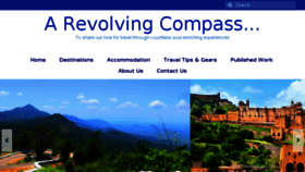 What Revolvingcompass.com website looked like in 2018 (5 years ago)