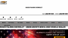 What Rogerpalmen.com website looked like in 2018 (5 years ago)
