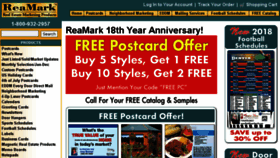 What Reamark.com website looked like in 2018 (5 years ago)