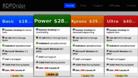 What Rdporder.com website looked like in 2018 (7 years ago)