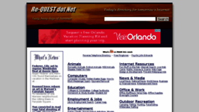 What Re-quest.net website looked like in 2018 (6 years ago)