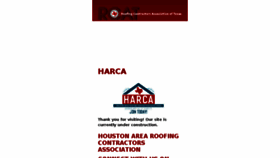 What Rcathouston.org website looked like in 2018 (7 years ago)