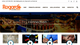What Rogards.com website looked like in 2018 (7 years ago)
