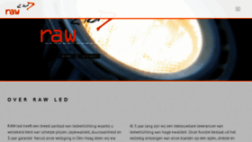What Rawled.nl website looked like in 2018 (5 years ago)