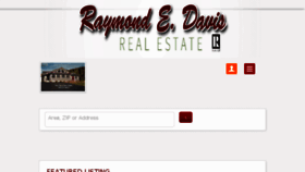 What Raydavisrealestate.com website looked like in 2018 (5 years ago)