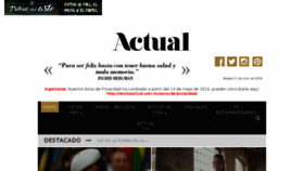 What Revistaactual.com.mx website looked like in 2018 (5 years ago)