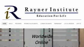 What Raynerinstitute.com website looked like in 2018 (5 years ago)