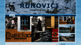 What Runovici.hr website looked like in 2018 (5 years ago)