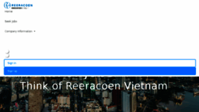 What Reeracoen.com.vn website looked like in 2018 (5 years ago)