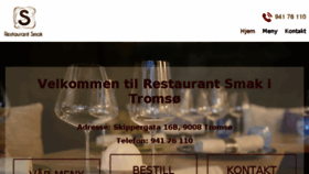 What Restaurant-smak.no website looked like in 2018 (5 years ago)