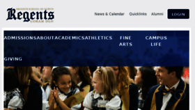 What Regents-austin.com website looked like in 2018 (5 years ago)
