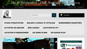 What Reservation-stage-equitation.fr website looked like in 2018 (5 years ago)