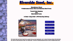 What Riverside-steel.com website looked like in 2018 (5 years ago)