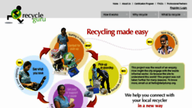 What Recycleguru.in website looked like in 2018 (5 years ago)