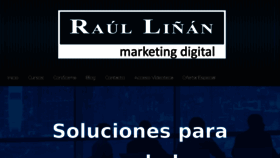 What Raul-linan.com website looked like in 2018 (5 years ago)