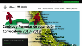 What Rechum.sev.gob.mx website looked like in 2018 (5 years ago)