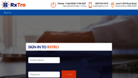 What Rxtro.com website looked like in 2018 (5 years ago)