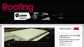 What Roofingmagazine.com website looked like in 2018 (5 years ago)