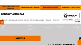 What Renaultamericas.com.mx website looked like in 2018 (5 years ago)