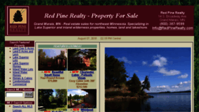 What Redpinerealty.com website looked like in 2018 (5 years ago)