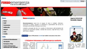 What Rossoemergenza.it website looked like in 2018 (6 years ago)