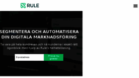 What Rule.se website looked like in 2018 (5 years ago)