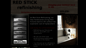 What Redstickrefinishing.com website looked like in 2018 (5 years ago)