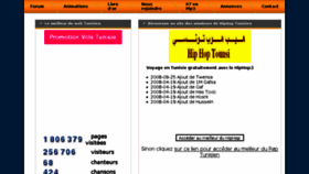 What Rap-tounsi.com website looked like in 2018 (5 years ago)