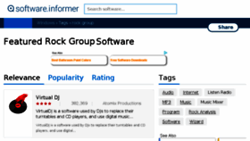 What Rock-group.software.informer.com website looked like in 2018 (5 years ago)