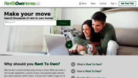 What Renttoownhomes.cc website looked like in 2018 (5 years ago)