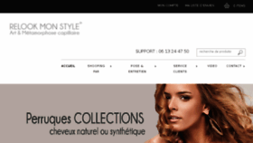 What Relookmonstyle.com website looked like in 2018 (5 years ago)