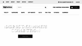 What Repfashions.to website looked like in 2018 (5 years ago)