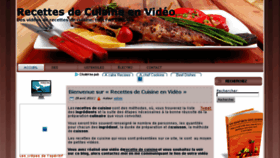 What Recettes-de-cuisine-en-video.com website looked like in 2018 (5 years ago)