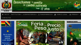 What Ruralytierras.gob.bo website looked like in 2018 (7 years ago)